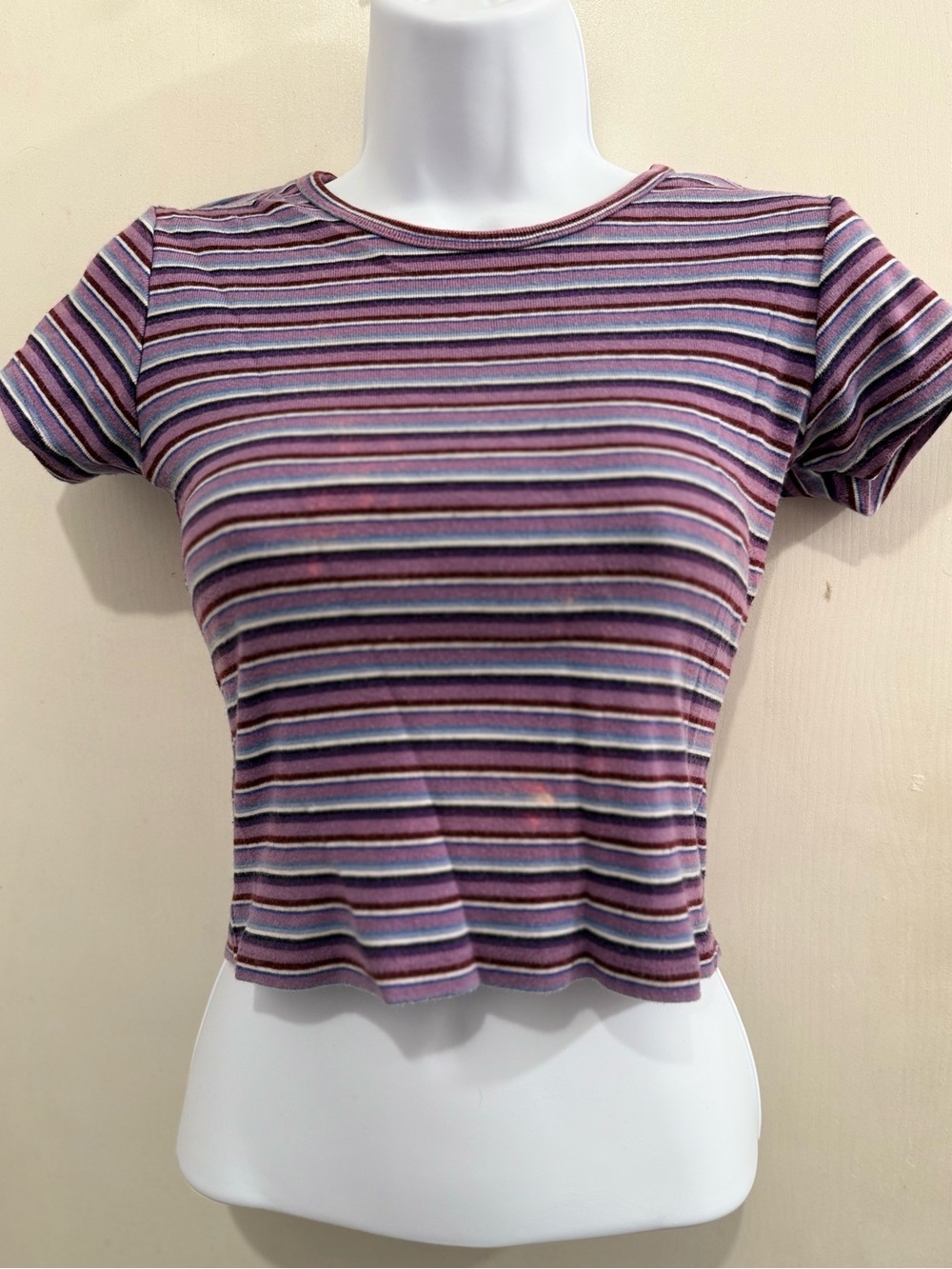 Y2K Brandy Melville fitted striped top